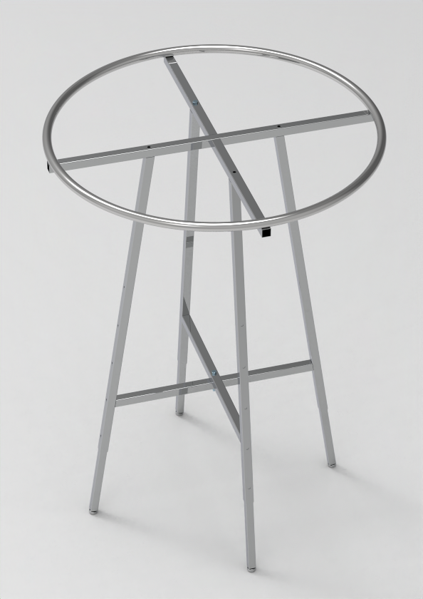 Circular Cloth Display Rack Round Clothing Display Rack ODM Manufacturer – Formost Plastics ...