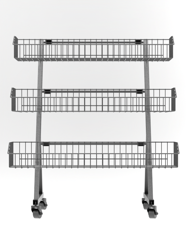 3-Tier Supermarket Storage Rack ODM Manufacturer – Formost Plastics ...