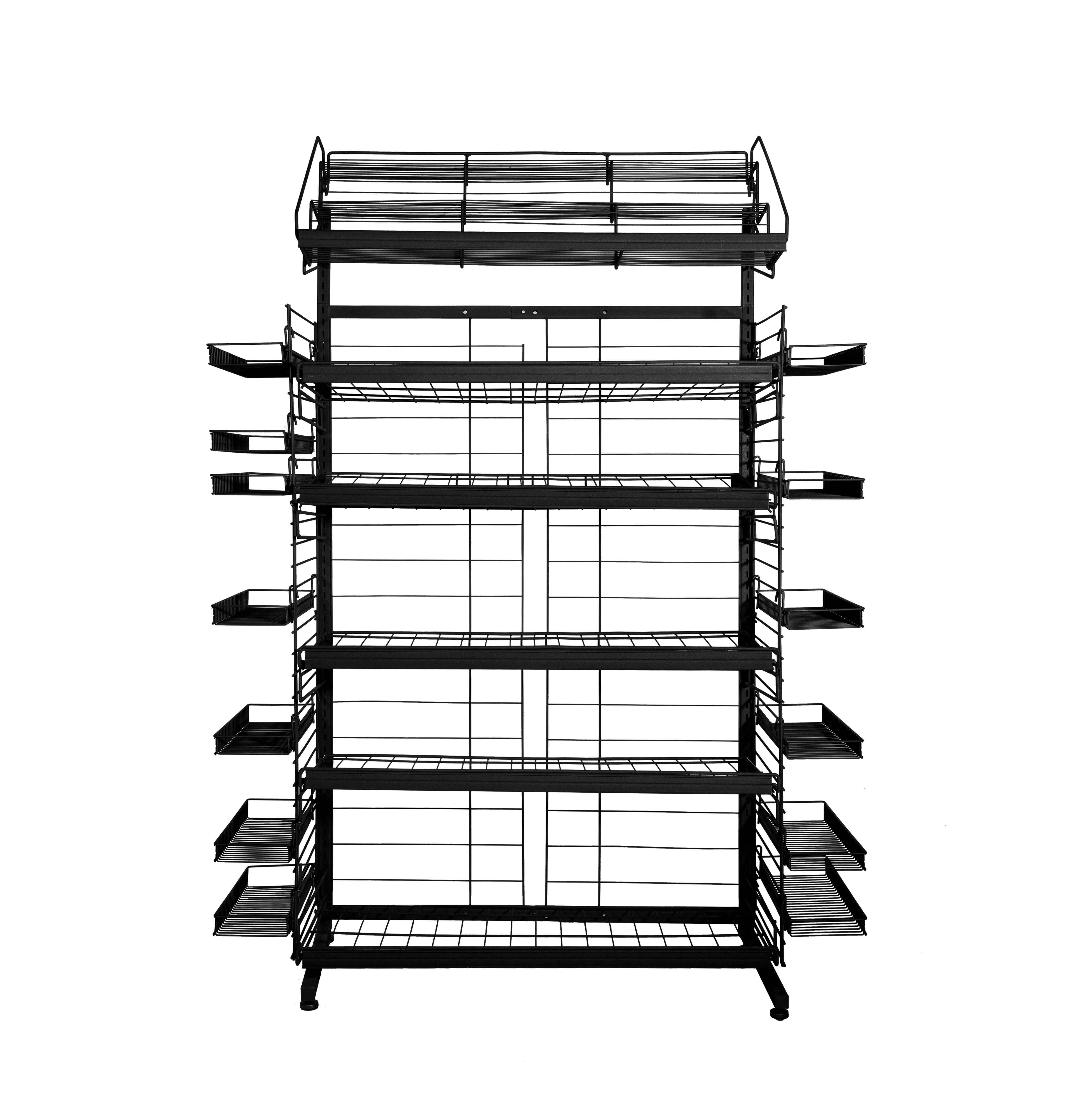 Header For Racks Gondola Shelving Wire Rack with Header Holder ODM Manufacturer ...