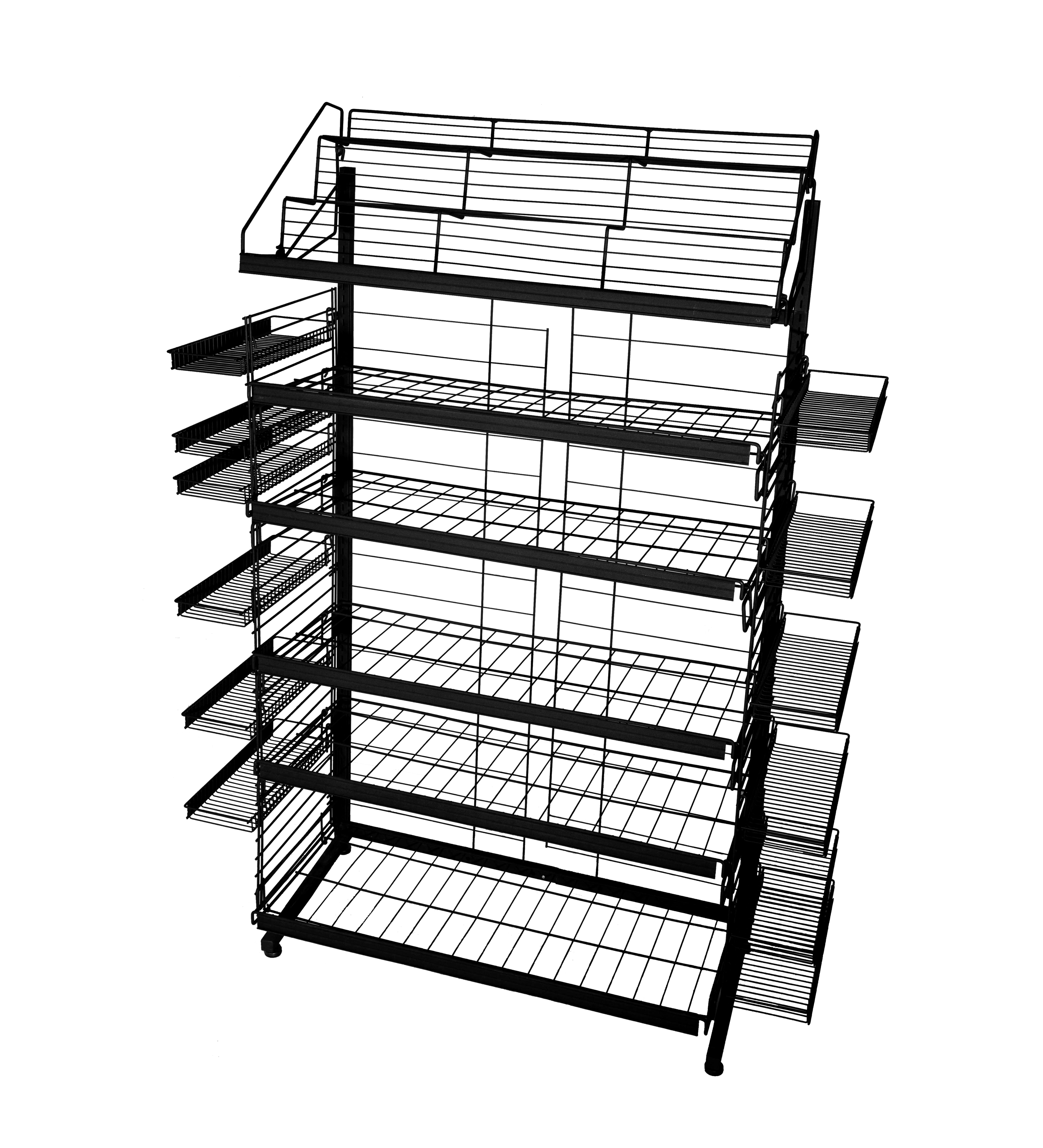 Header For Racks Gondola Shelving Wire Rack with Header Holder ODM Manufacturer ...