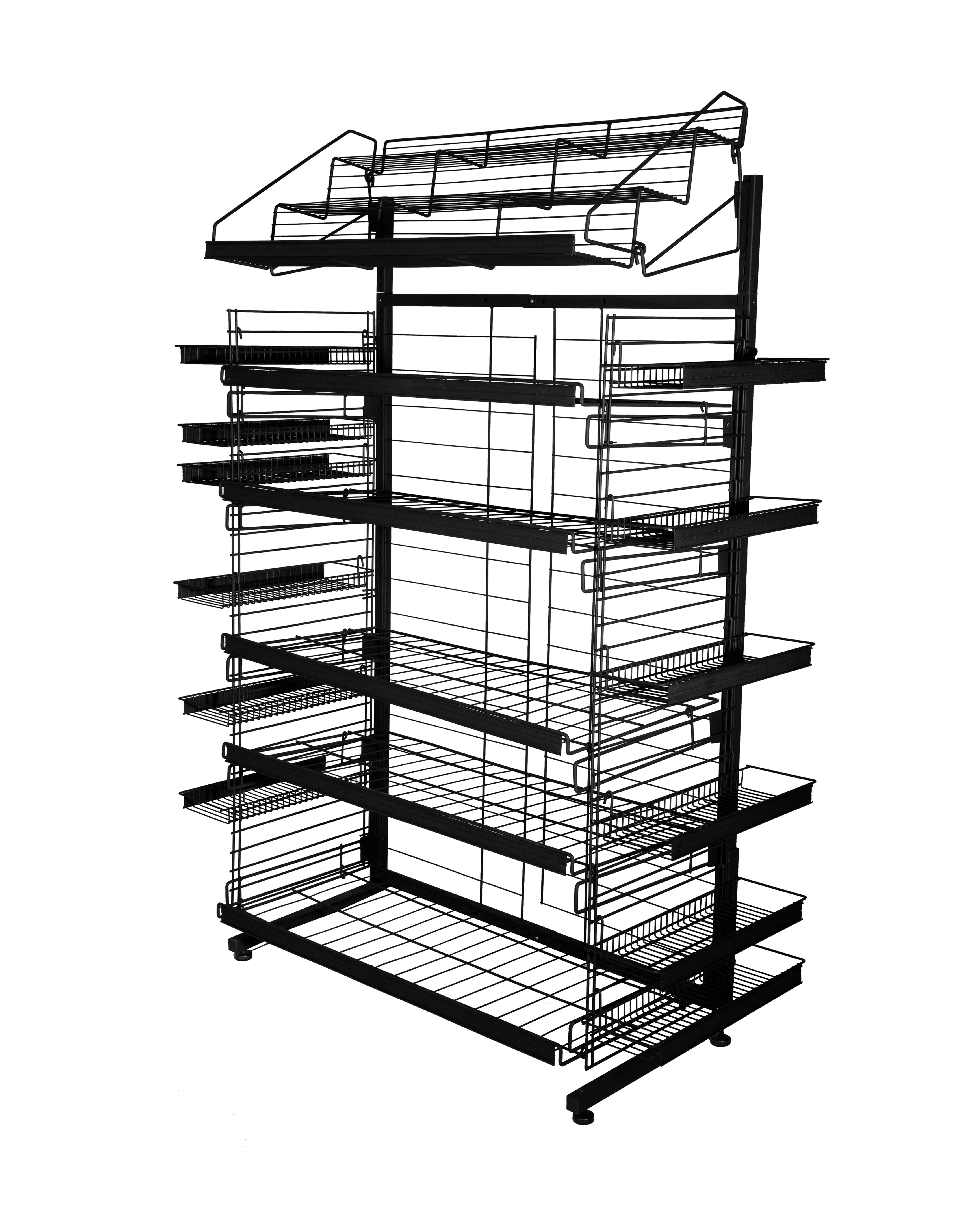 Header For Racks Gondola Shelving Wire Rack with Header Holder ODM Manufacturer ...