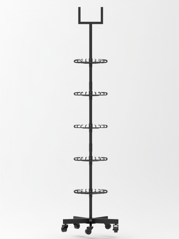 5-Layer Wire Rotating Display Rack – Formost Plastics & Metalworks